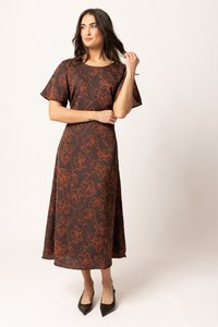 Leila + Luca Walnut Whisper Riviera Dress