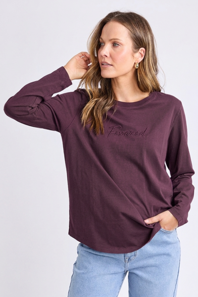 Foxwood Signature Long Sleeve Tee-hc-new-Hello Cyril.