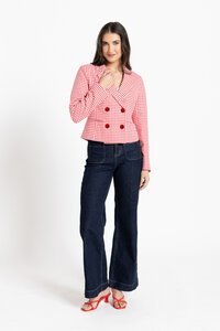 Seeking Lola Ruby Check Audrey Blazer
