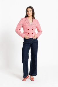 Seeking Lola Ruby Check Audrey Blazer