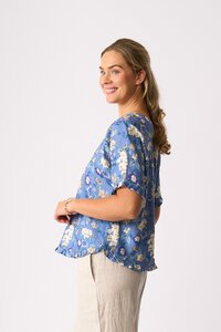 Preen Ruffles & Scoop Hem Top