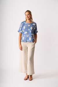 Preen Ruffles & Scoop Hem Top