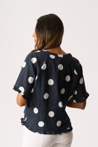 Preen Ruffles & Scoop Hem Top