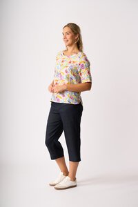 Foil Pleat Back Top