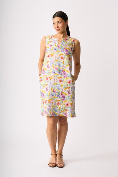 Foil Sun-Sational Dress-knee-length-dresses-Hello Cyril.