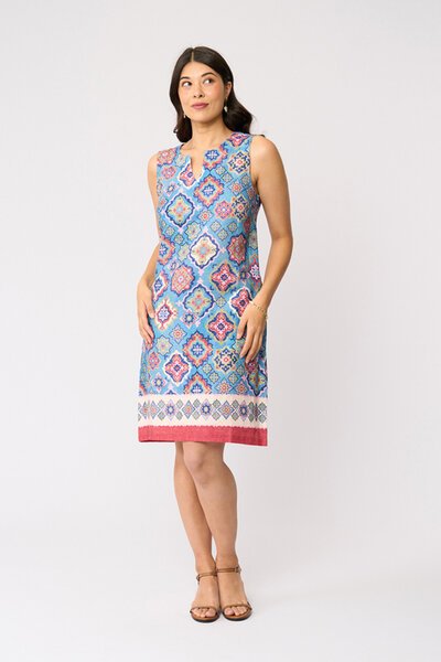 Foil Sun-Sational Dress-knee-length-dresses-Hello Cyril.