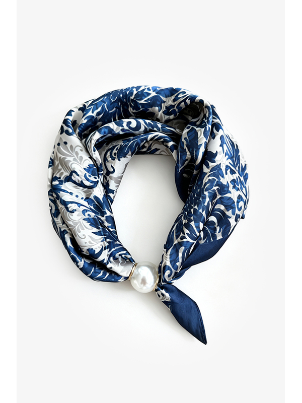 Antler Pearl Fasten Neck Tie Royal Vine