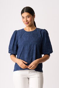 Oh Three Rib & Pleat Top
