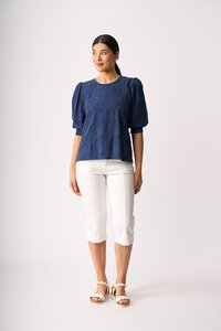 Oh Three Rib & Pleat Top