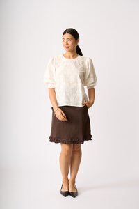 Oh Three Rib & Pleat Top