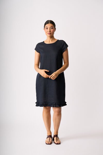 Foil Ruffle Dreams Dress-knee-length-dresses-Hello Cyril.