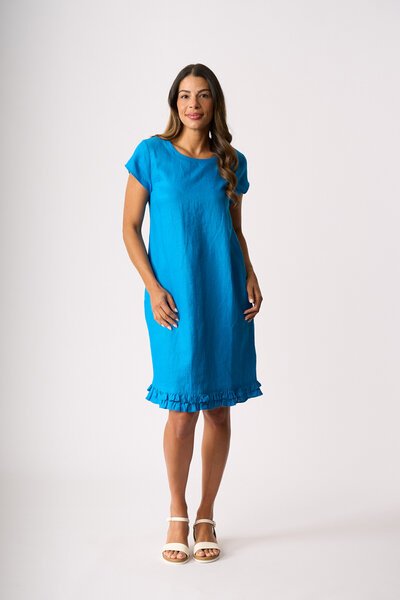 Foil Ruffle Dreams Dress-knee-length-dresses-Hello Cyril.