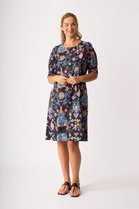 Foil Wave Along Dress