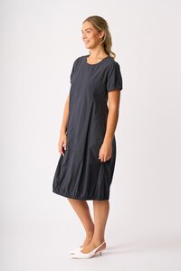 Foil Pleated Maxi Dress