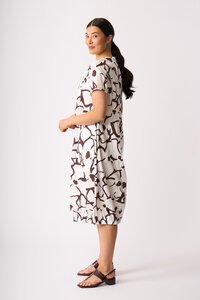 Foil Pleated Maxi Dress