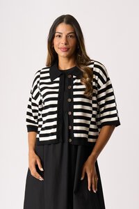 Foil Stepped Cardigan