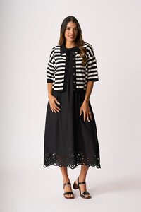 Foil Stepped Cardigan