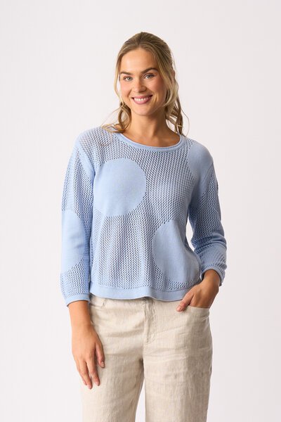 Foil Spotted Sweater-shop-by-style-Hello Cyril.