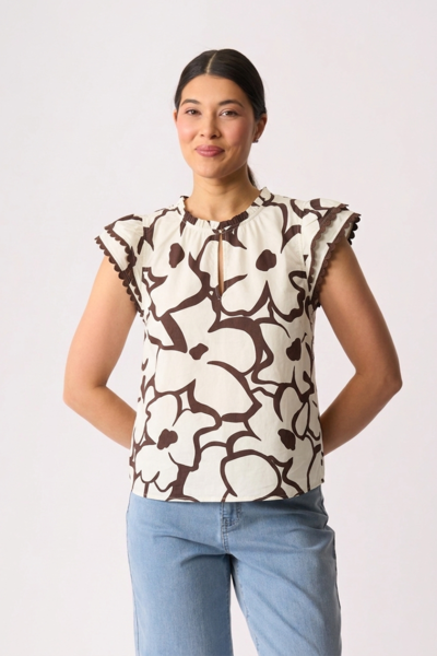Foil Swell Summer Top-shop-by-style-Hello Cyril.