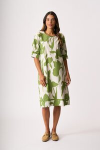 Foil Wave Along Dress