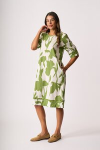 Foil Wave Along Dress
