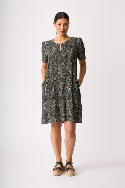 Foil In The Spotlight Dress-knee-length-dresses-Hello Cyril.
