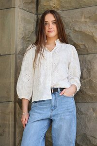 Oddly Polite Emma Lace Blouse