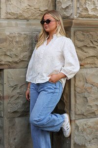 Oddly Polite Emma Lace Blouse