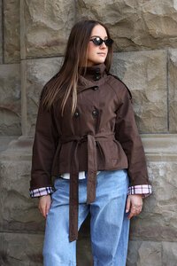 Oddly Polite Hils Cropped Trench