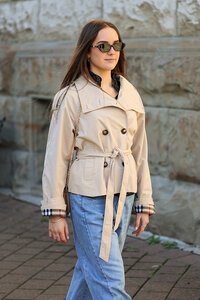 Oddly Polite Hils Cropped Trench