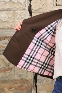 Oddly Polite Charlotte Cropped Trench