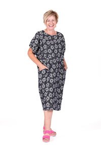 Jellicoe Sofia Dress Denim Daisy