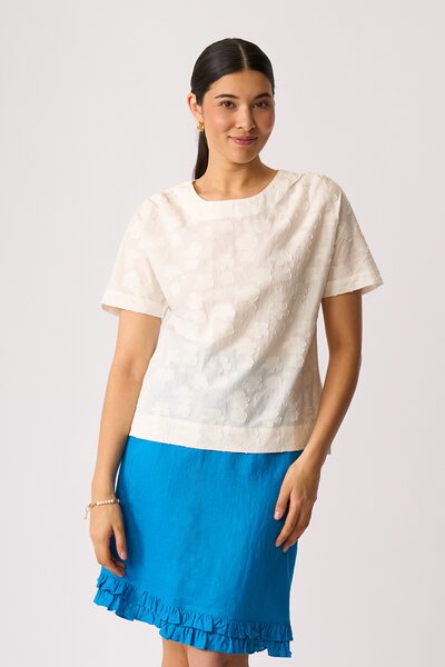 Oh Three Boxy Step Hem Top-shop-by-style-Hello Cyril.