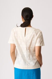 Oh Three Boxy Step Hem Top