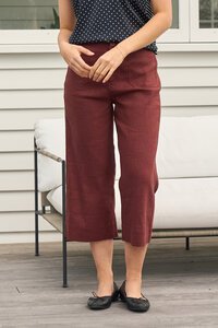 Oh Three Wide Leg Mid Length Pant