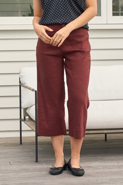 Oh Three Wide Leg Mid Length Pant-shop-by-style-Hello Cyril.