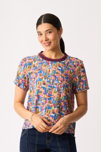 Foil Rib Vibes Top
