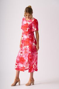 Foil Sip Happens Tea Dress