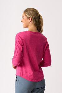 Foil Gathered Sleeve Top