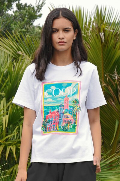 Coop Postcard Perfect T-Shirt-hc-new-Hello Cyril.