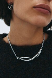 Edblad Nouveau Large Silver Necklace