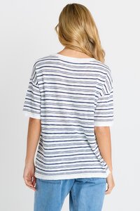 Betty Basics Eleni Knit Stripe Tee