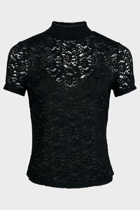 Storm High Neck Lace Top