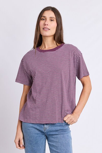 Foxwood Hutch Stripe Tee-hc-new-Hello Cyril.