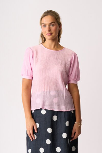 Oh Three Volume Sleeve Scoop Hem Top-shop-by-style-Hello Cyril.