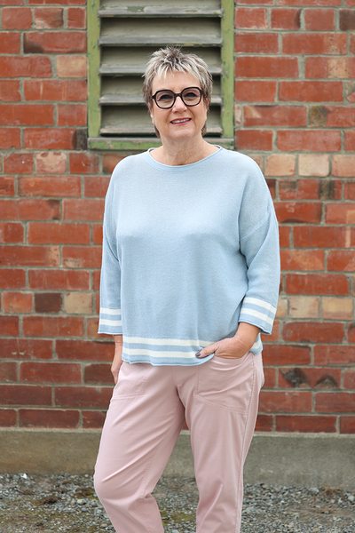 Oh Three Contrast Rib Jumper-shop-by-style-Hello Cyril.