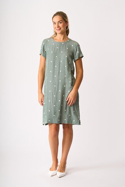 Oh Three Spot On A Line Dress-knee-length-dresses-Hello Cyril.