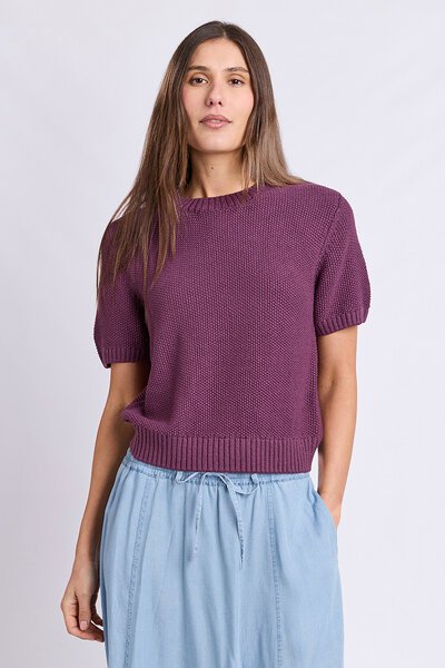 Foxwood Blair Short Sleeve Knit-hc-new-Hello Cyril.