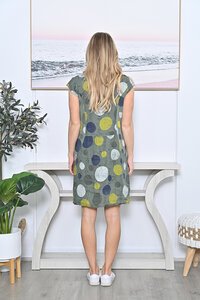 AE Luxe Poppy Cap Sleeve Circle Dress