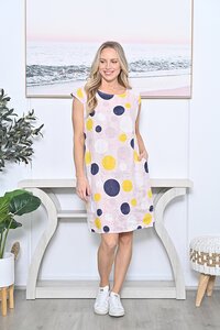 AE Luxe Poppy Cap Sleeve Circle Dress